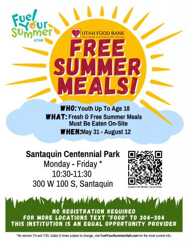 Free Summer Meals Santaquin