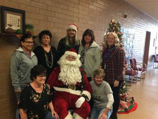 Santa with Legacy staff