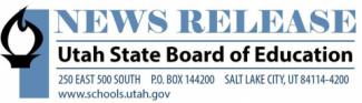 News Release from Utah State School Board headline