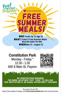Free Summer Meals Payson